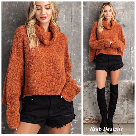 ❤️LAST 1! Desert Soft Dolman Turtleneck Sweater - Picture 2 of 7